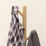 Coat Rack Bamboo Coat Stand With 8 Hooks For Handbags | One Size | Natura