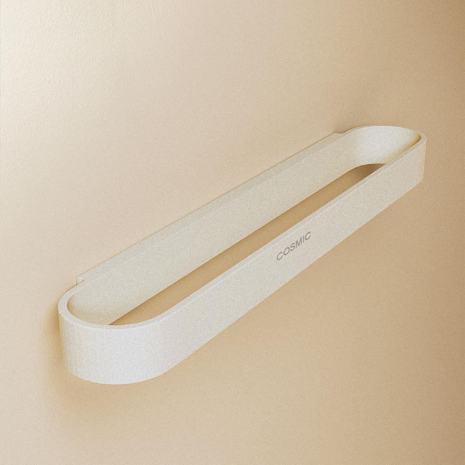 Towel Rail 40cm Wall Mounted Compatible With Alife Collection | Pearl White