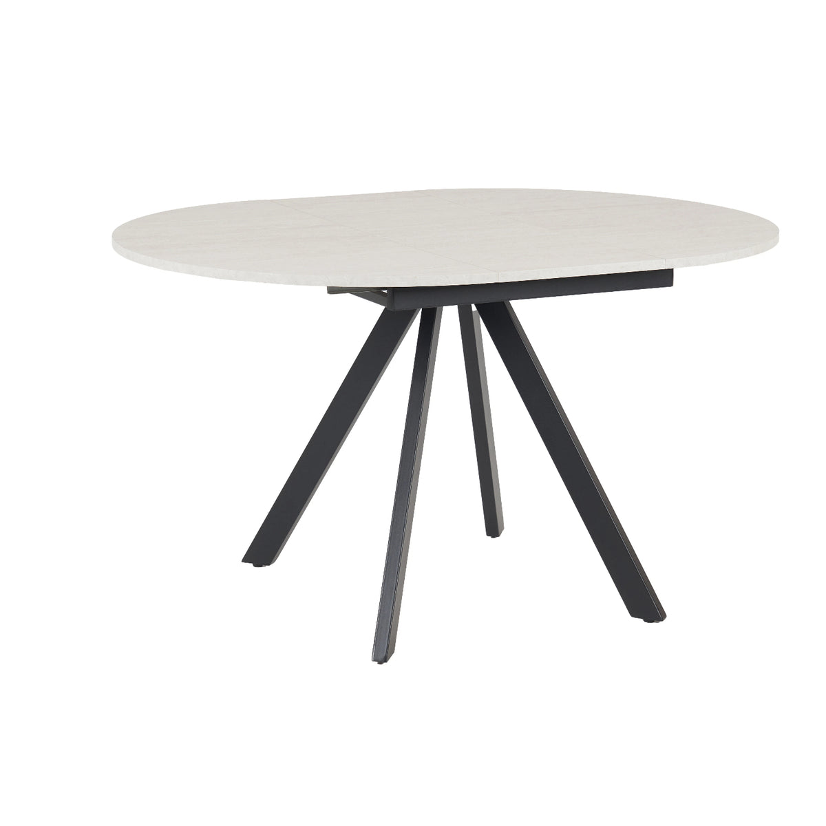 Indoor & Outdoor Living Harley Extendable Dining Table  With 4 Charlotte Velvet Chairs