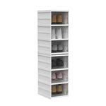 6 Tier Foldable Shoe Storage Box Unit