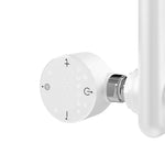 1200w Wall Mounted Electric Radiator Heater With Thermostat, Wifi & App Control, Child Lock, Ipx4 Waterproof, 119cm X 60cm | White