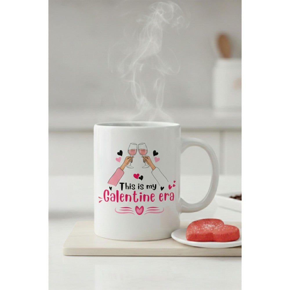 Dyzi This Is My Galentine Era Printed Ceramic Mug Valentine’s Day Gift