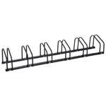 Bike Rack Floor Stand 6 Racks | Black