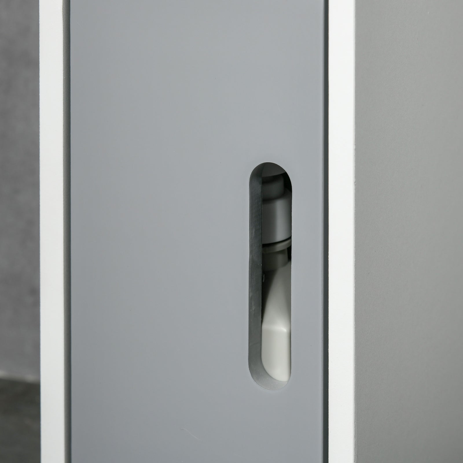 Freestanding Bathroom Cabinet W/ Open Shelves 3 Cupboards | One Size