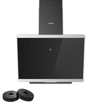 60cm Wall-mounted 3-speed Angled Range Hood With Touch Screen