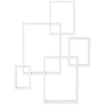 Floating Shelves, Interlocking Cube Shelves For Decoration | One Size | White