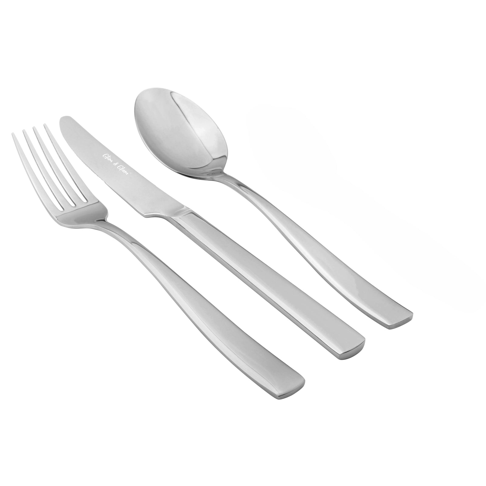 Cutlery Sets Stainless Steel 18/8 Catering Simplicity | 12 Piece | Silver