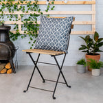 Art Deco Geometric Print Outdoor Cushion