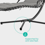 Bali Swing Sun Lounger - Grey