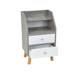 Breeins Modern Dual-drawer Bedside Table Nightstand