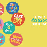 Birthday Card Featuring A Recipe For Raspberry And Blueberry Baked Cheesecake Official Product