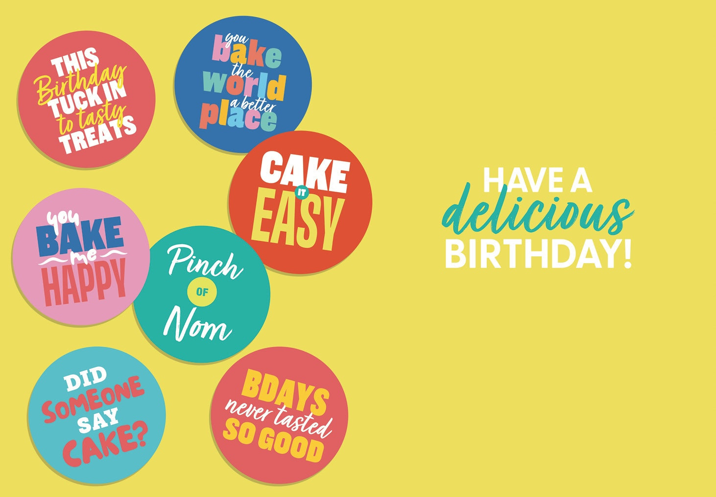Birthday Card Featuring A Recipe For Raspberry And Blueberry Baked Cheesecake Official Product