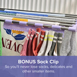 Speedi Dry Extendable Over Radiator Airer | Lilac