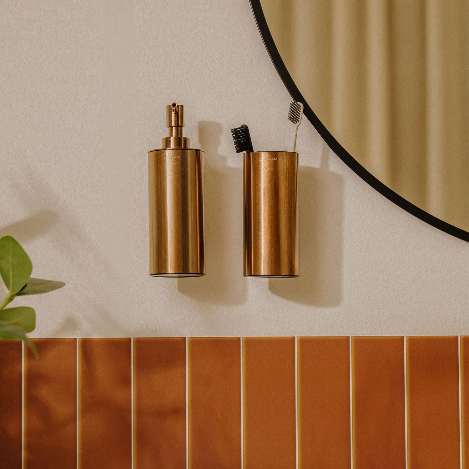 Wall Mounted Soap Dispenser, 240ml, Chrome, Steel, Architect Collection