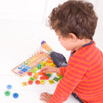 Bigjigs Toys Wooden Learn To Count Toy, Educational Game, 54 Play Pieces