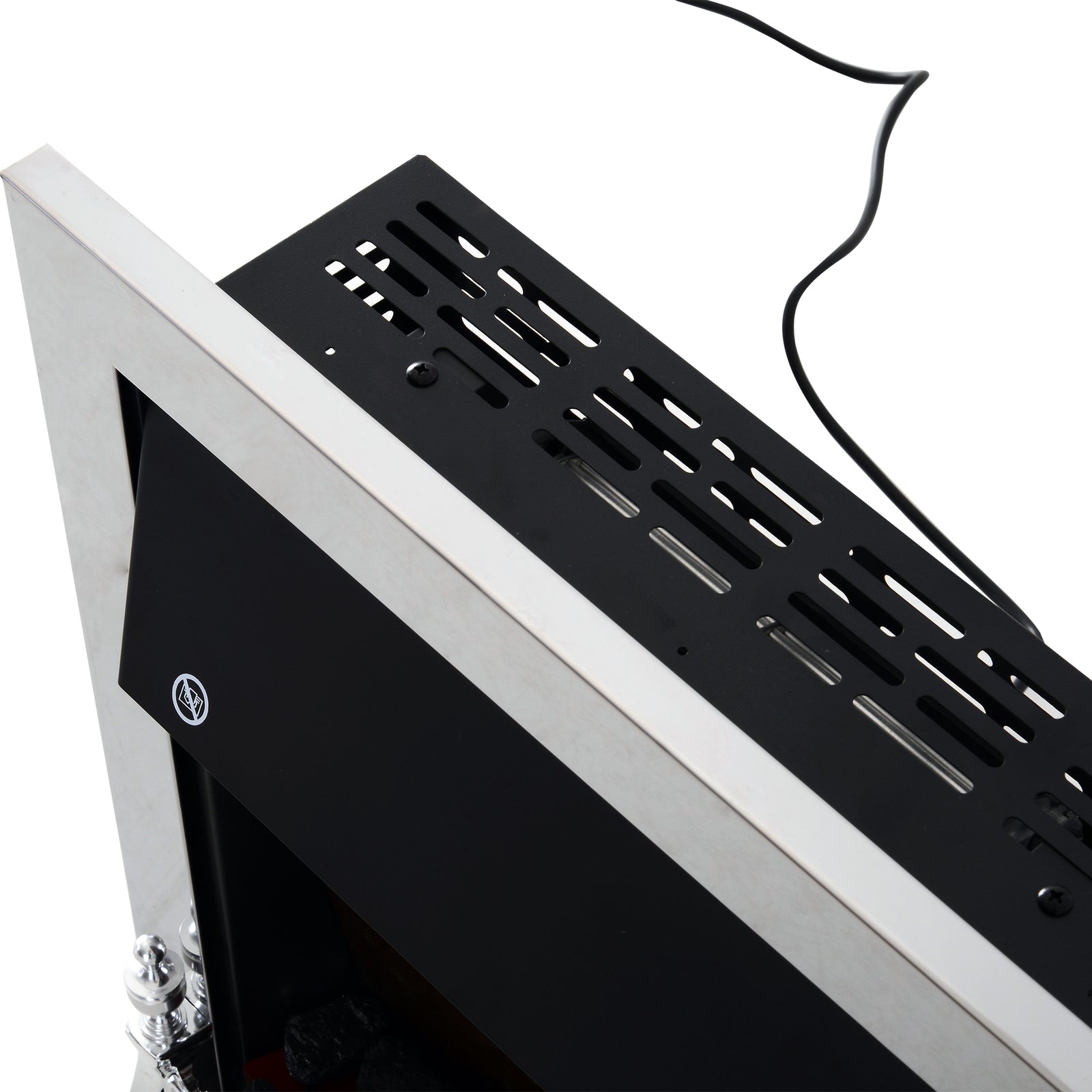 Electric Fireplace 1/2kw Led Fire Remote Control Heater
