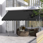 3x1.5m Manual Retractable Patio Awning Floor- To-ceiling
