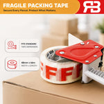 Fragile Tape 48mm X 66m Packing Tape For Parcels & Boxes | 48 Rolls
