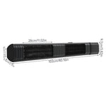 Breeins Wall-mounted Infrared Patio Heater With 9 Temperature Settings & 24h Timer