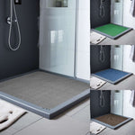 Reversible Shower Mat In Dual-colour- Square Shower | 53cm x 53cm | Brown & Grey
