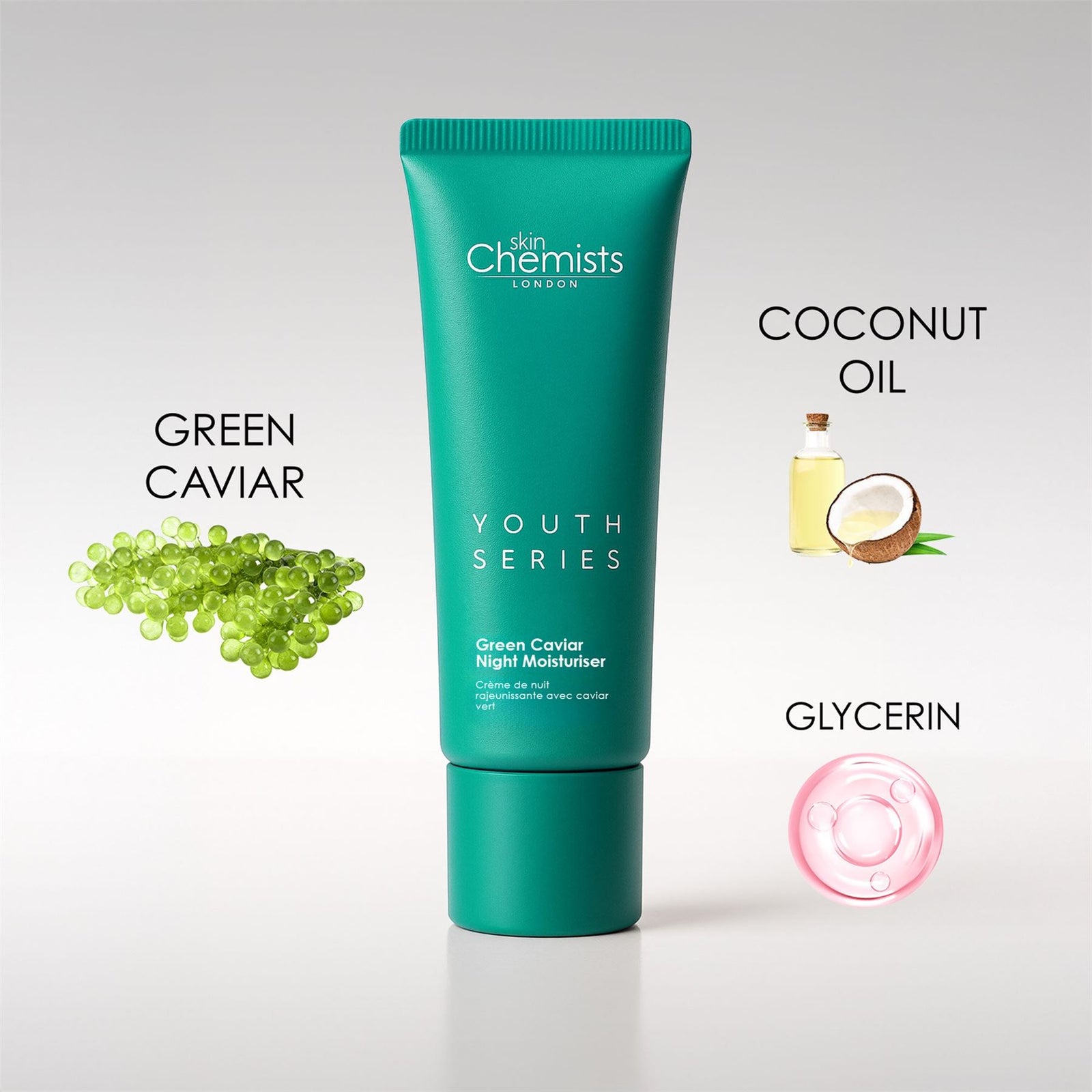 Green Caviar Anti-ageing Night Moisturiser 50ml For Anti-ageing And Hydration