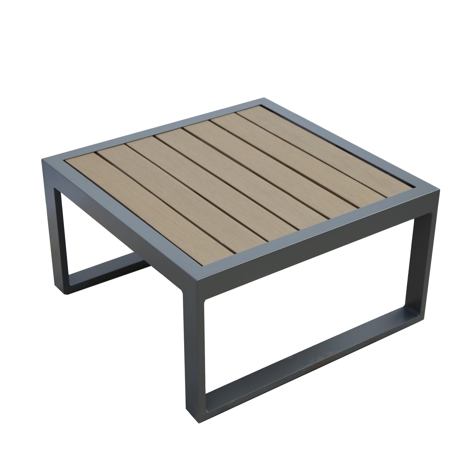 Stylish Positano 5-seater Outdoor Aluminium Sofa Set With Coffee Table | Grey