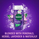 Mineral Therapy Shower Gel Feel Relaxed With Lovender & Waterlily, 225ml, 3pk | 3 | Purple