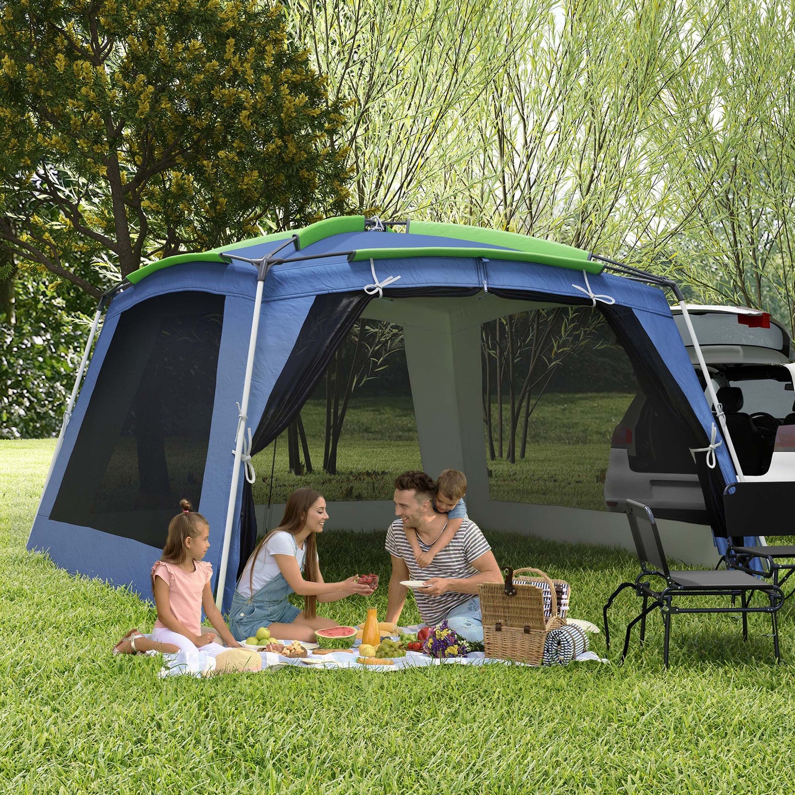 Camping Tent Sun Shelter Shade For Garden Park Outdoor