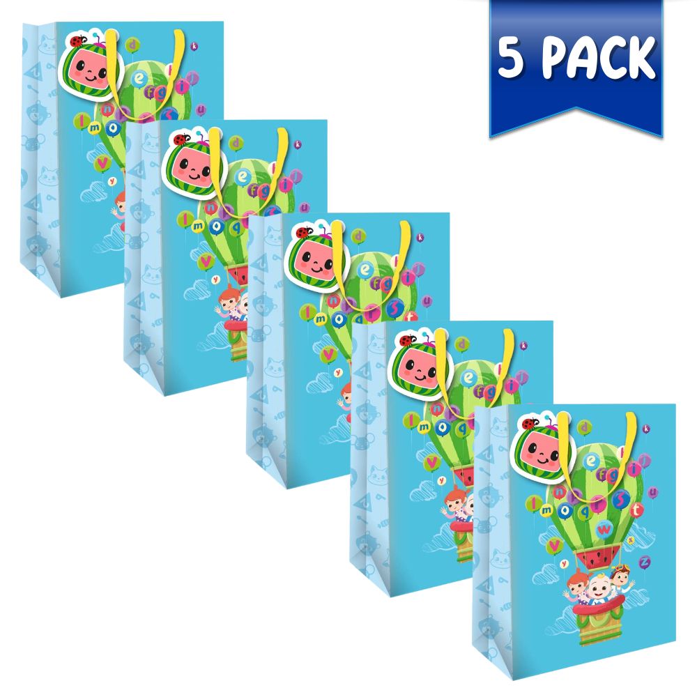 Multipack Of 5 Medium Gift Bags Official Product