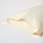 Egyptian Cotton Oxford Pillowcase 200 Tc | 48cm x 91cm | Cream