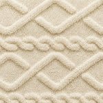 Textured Cable Throw Blanket – Soft Cosy Decorative Throw 150 X 200cm | 150cm x 200cm | Natural