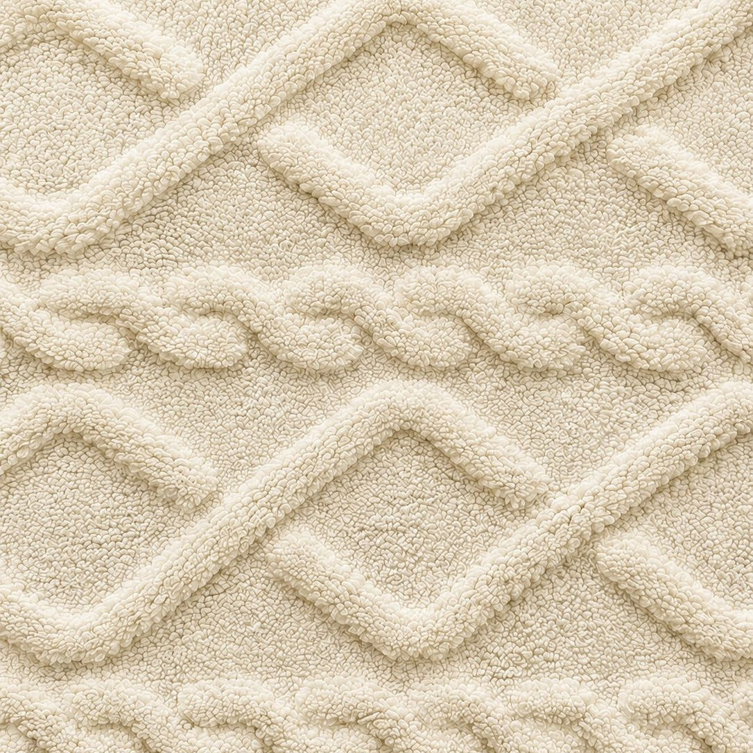 Textured Cable Throw Blanket – Soft Cosy Decorative Throw 150 X 200cm | 150cm x 200cm | Natural