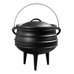 1.2l/2l Cast Iron Cauldron With Lid | Small