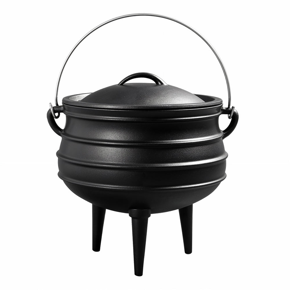 1.2l/2l Cast Iron Cauldron With Lid | Small