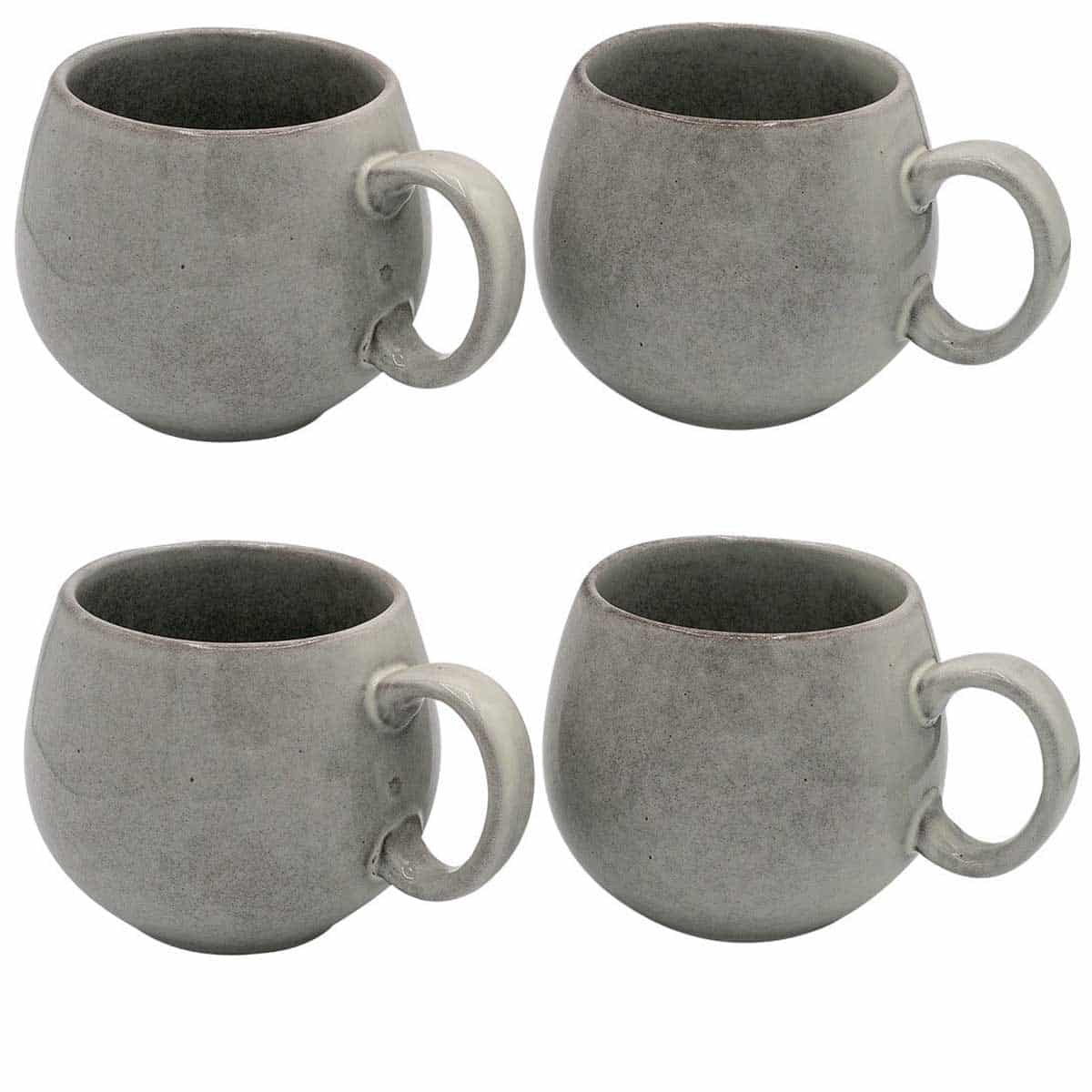 Cooks Professional Set Of 4 Xl Nordic Stoneware Mugs 490ml