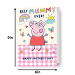 Peppa Pig Best Mummy Ever' Mother's Day Card Official Product