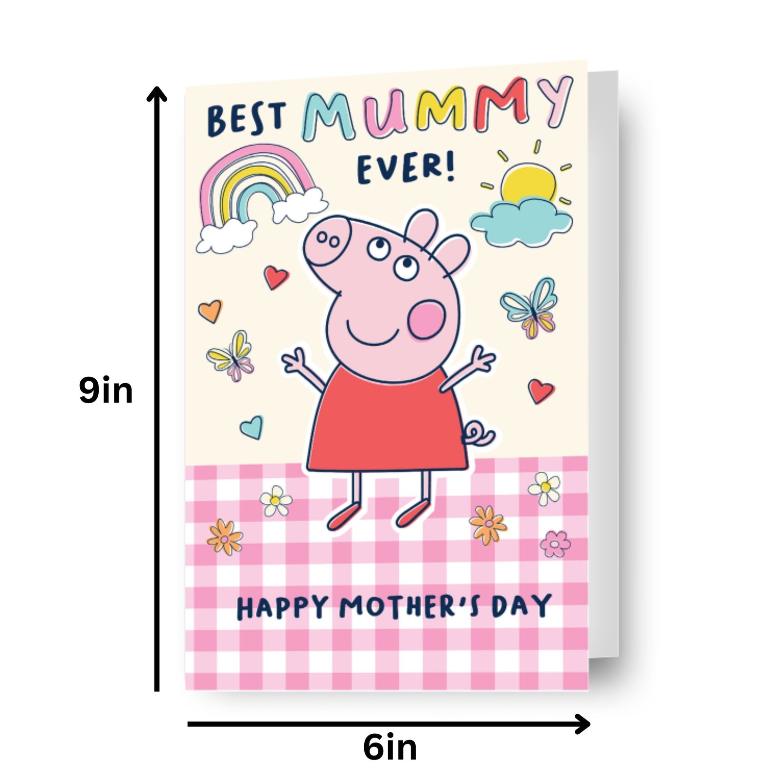 Peppa Pig Best Mummy Ever' Mother's Day Card Official Product