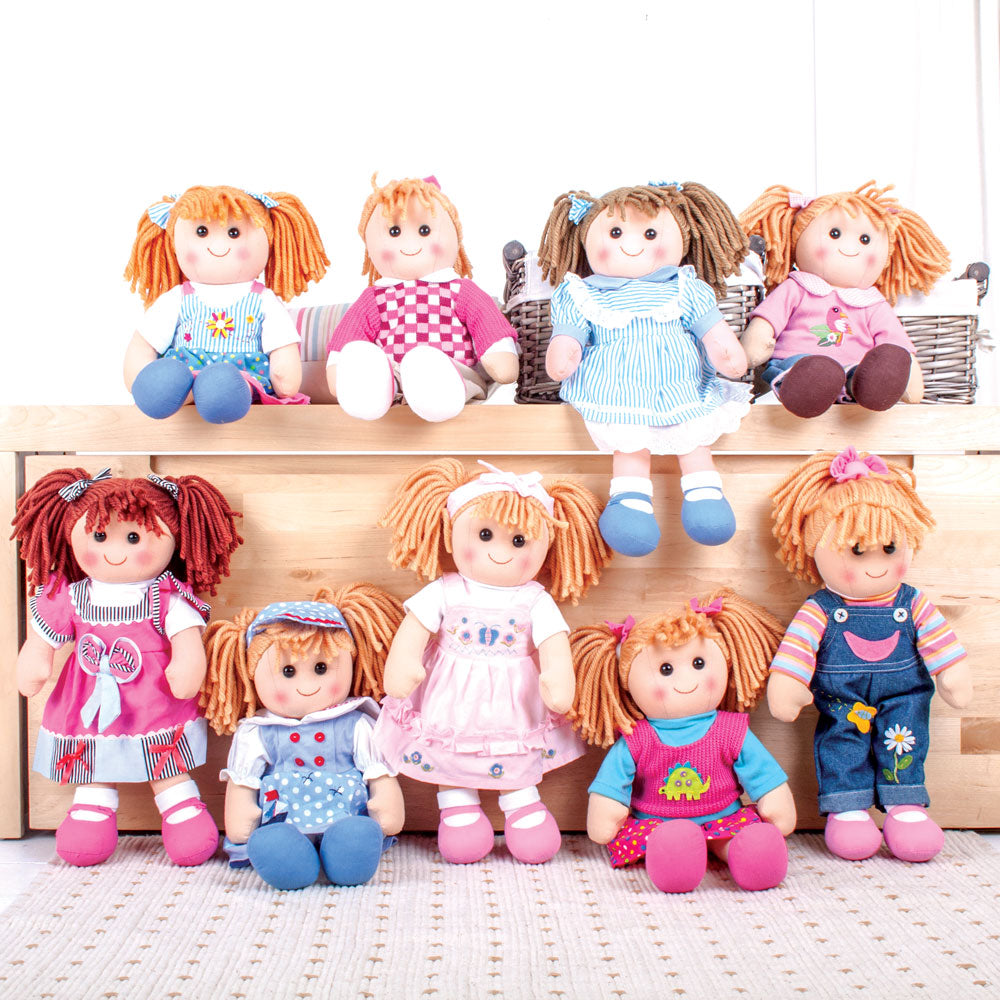 Wooden Clothes Rail for Ragdoll Outfits