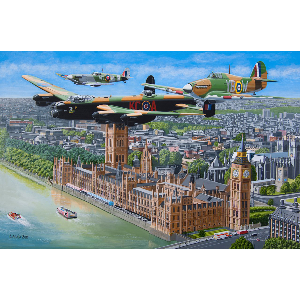 Fly Past - 500 Piece Jigsaw Puzzle For Adults