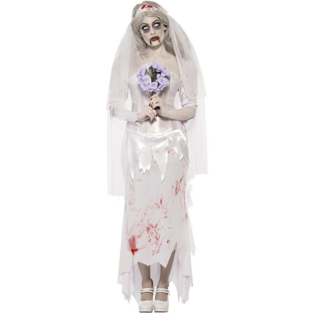 Zombie Bride Adult Women's Costume | Small