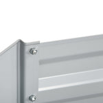 Steel Raised Bed Planter Rods 180 X 90 X 59 Cm | Gray