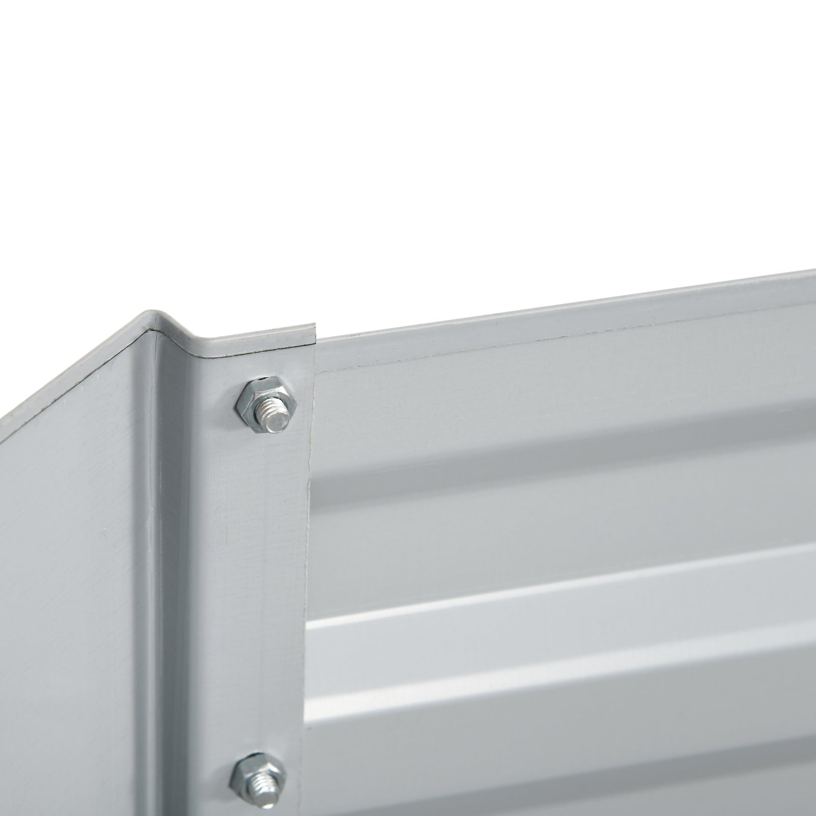 Steel Raised Bed Planter Rods 180 X 90 X 59 Cm | Gray