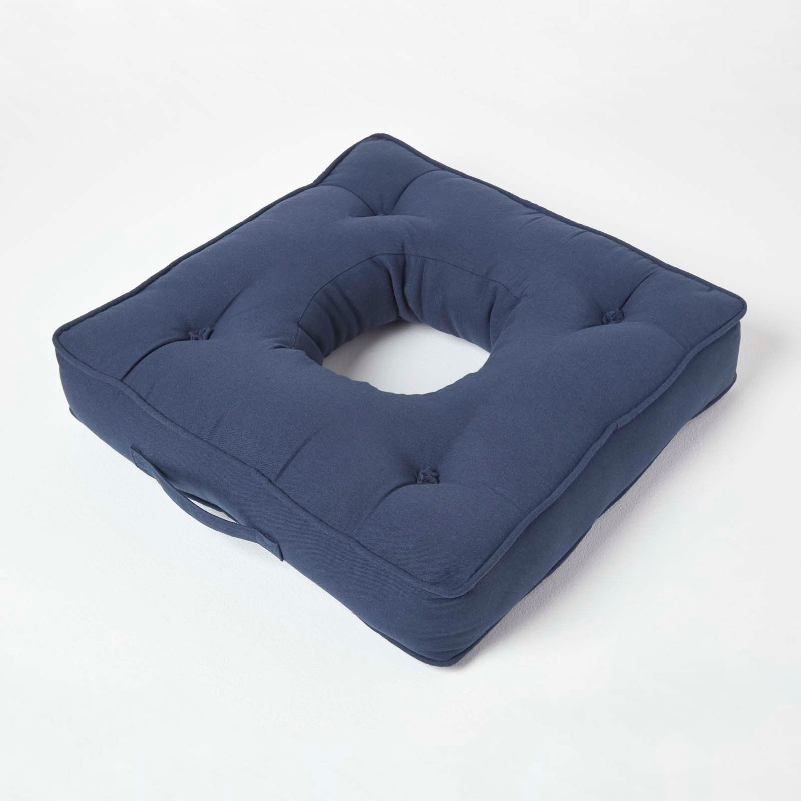 Pressure Relief Armchair Booster Cushion | 50cm x 50cm | Navy Blue