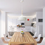 Taylor Hand Made Pendant Lamp With Natural Wood Detail Scandi Style | Black