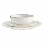 Nordic Stoneware Dinner Set | 12 Piece | White