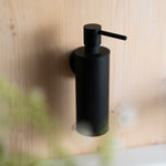 Wall Mounted 150ml Soap Dispenser With Square Back Plate | Black