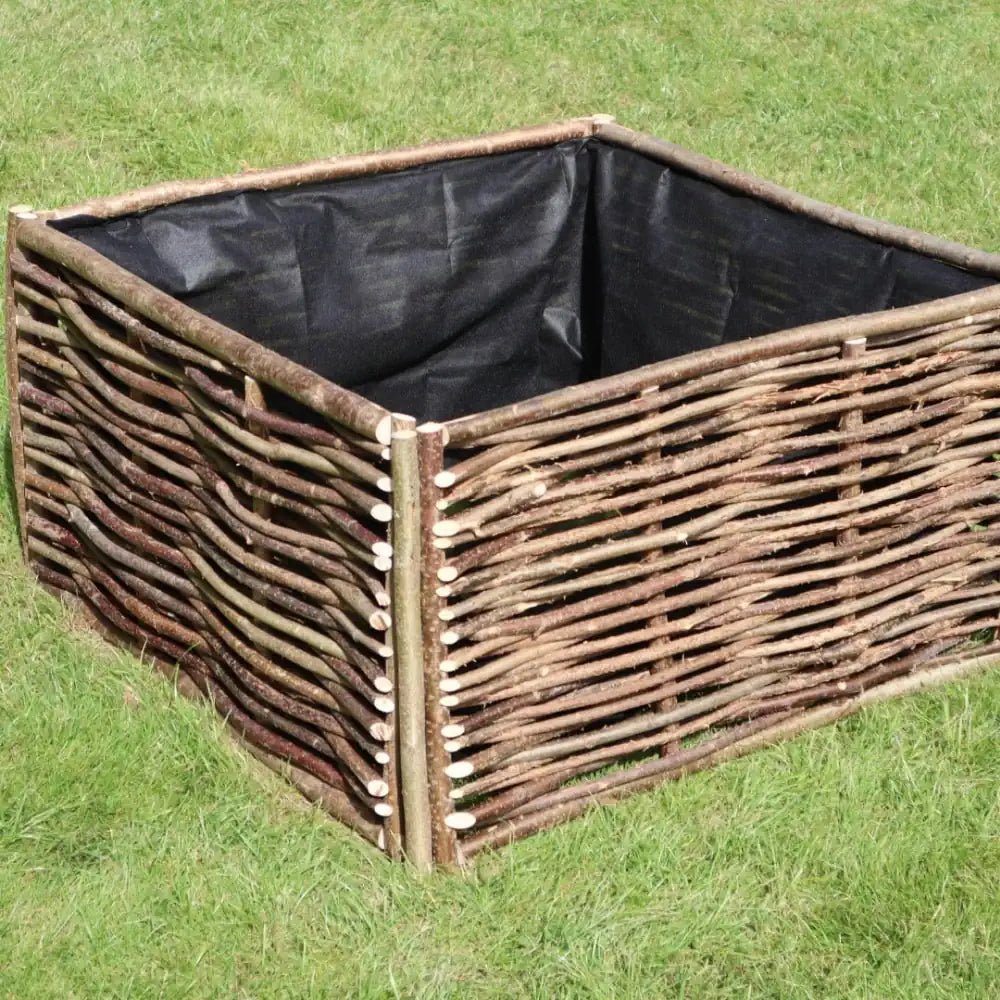 Hazel Raised Bed Planter | 90cm x 90cm x 50cm | Brown