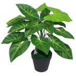 45cm Leaf Design Uk Realistic Large Artificial Foliage Plant With Pot