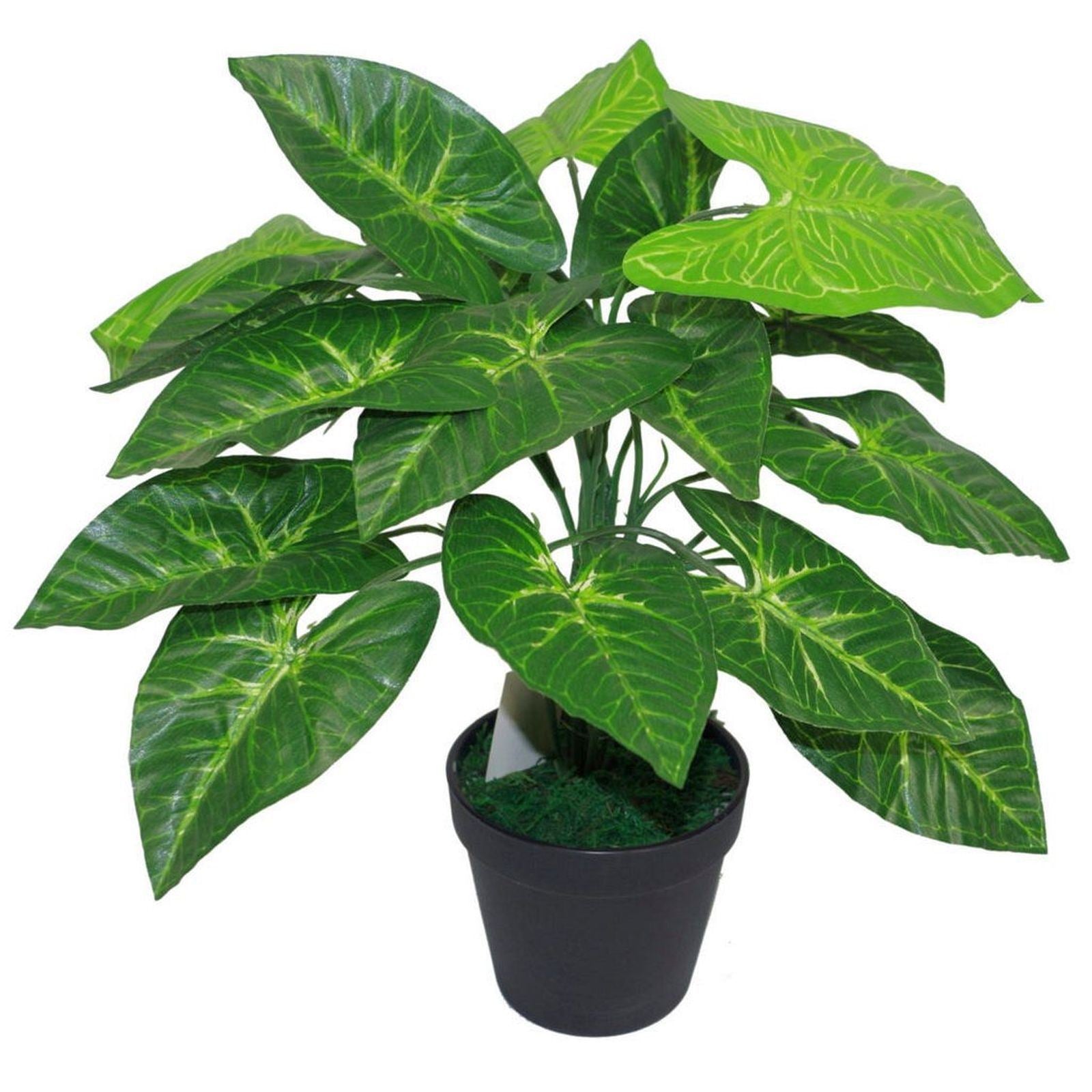 45cm Leaf Design Uk Realistic Large Artificial Foliage Plant With Pot