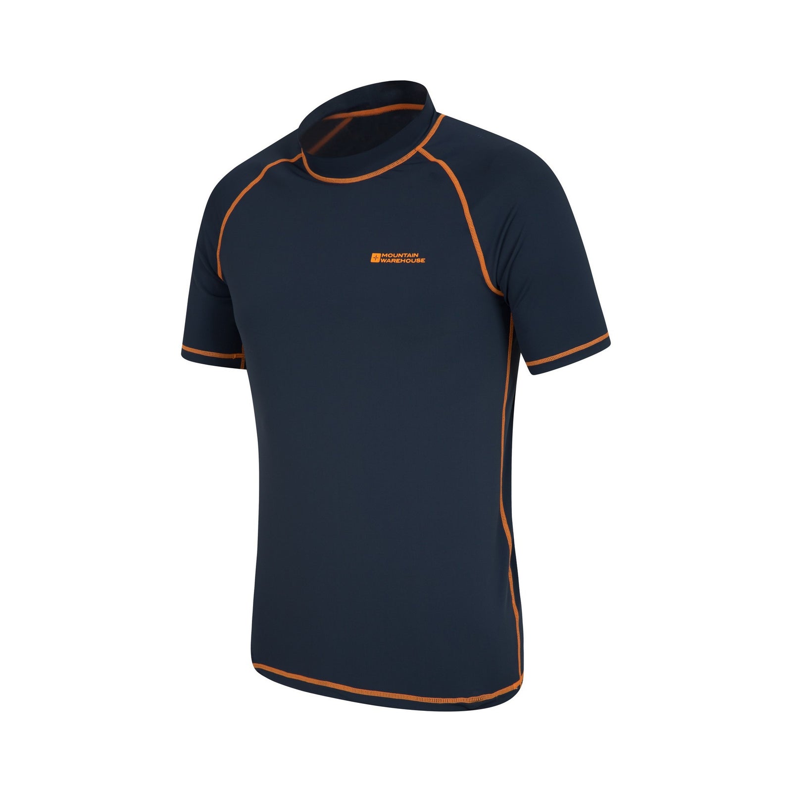 Mens Contrast Rash Guard | Extra Large | NavyBlue